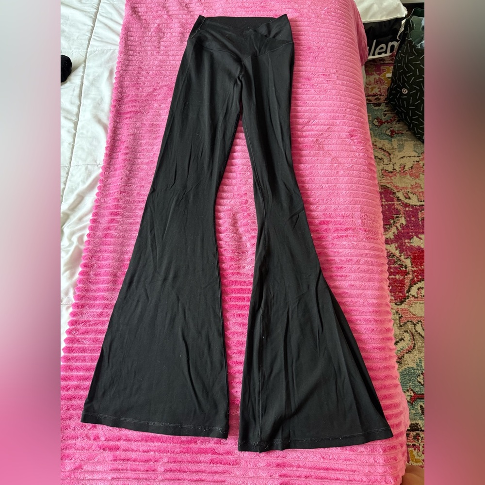 Aerie Black Flared Leggings